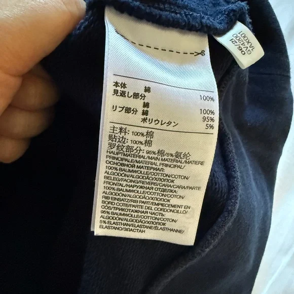Y-3 Men's Navy Hoodie - Picture 5 of 6